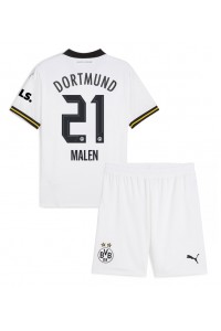 Borussia Dortmund Donyell Malen #21 Babytruitje 3e tenue Kind 2024-25 Korte Mouw (+ Korte broeken)